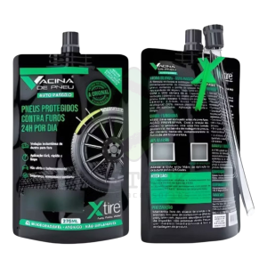 KIT 2 VACINAS DE PNEU AUTO XTIRE  PASSEIO - POUCH 275ML