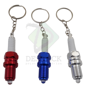 CHAVEIRO LANTERNA DE METAL - VELA