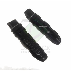 PEDALEIRA  PRETA ESPORTIVA DE MOTO TRASEIRA