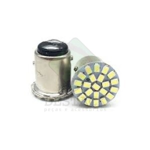 LÂMPADA 2 POLOS 22 LEDS - 12V (PAR)