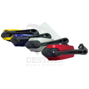 RETROVISOR ESPORTIVO MINI DE MOTO - AZUL