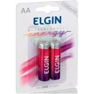 PILHA RECARREGÁVEL ELGIN AA-2500 MAH