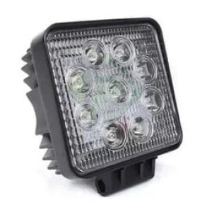 FAROL DE MILHA LED QUADRADO - 27W 12/24V